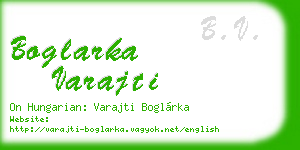 boglarka varajti business card